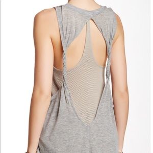 FREE PEOPLE JERSEY TWIST BACK TANK